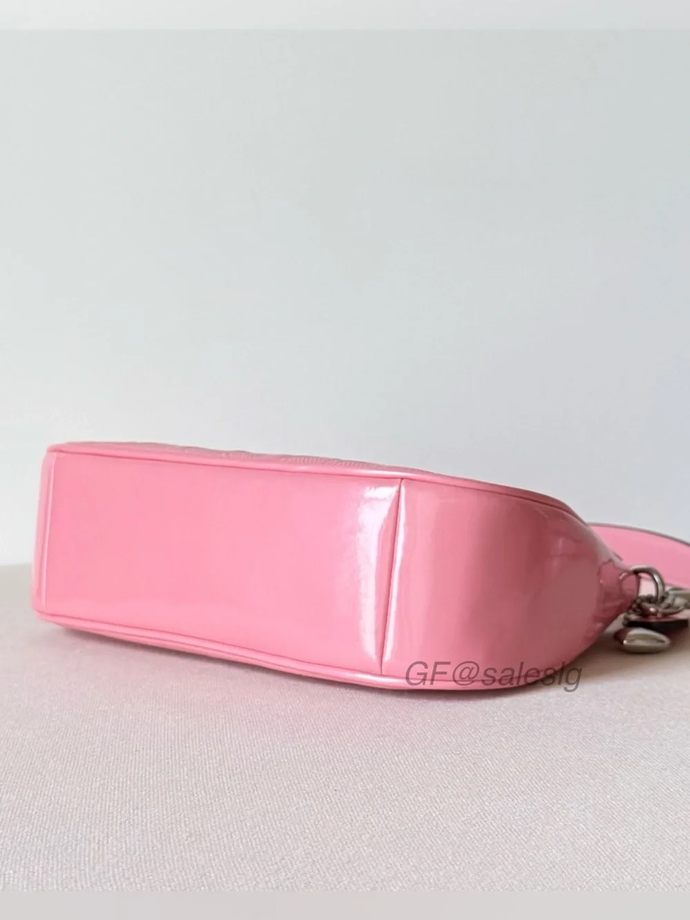 NWT Coach Teri Shoulder&Crossbody Bag Pink Patent Leather  Heart Charm CDA98